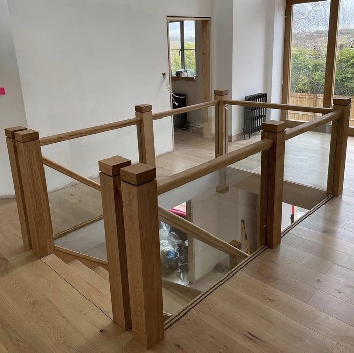 New landing for home extension