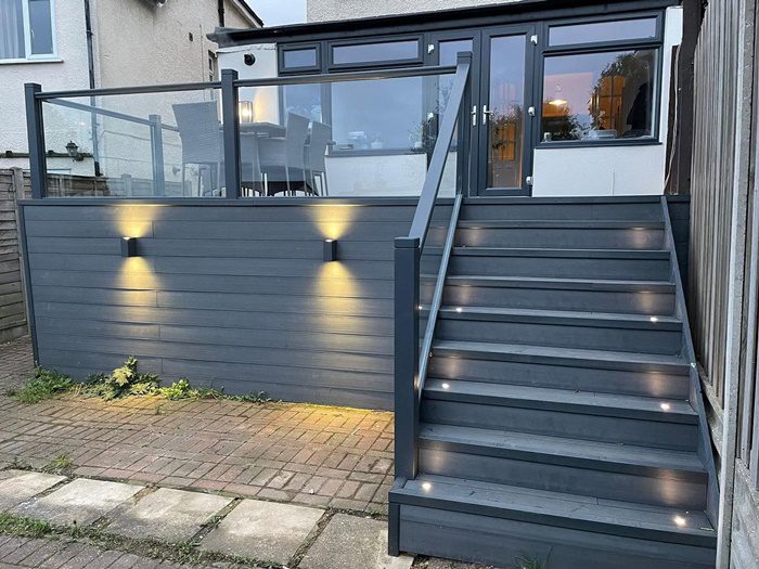 New garden decking
