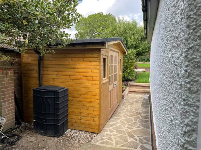New garden room